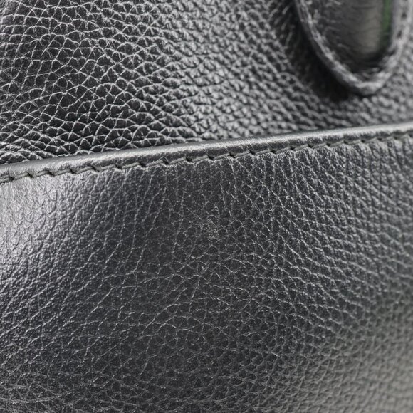 Balenciaga  Ville Top Handle Small Grained Leather Crossbody Bag Black - Picture 14 of 16